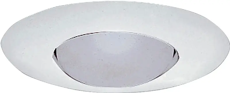 Authentic Halo 301P Open Recessed Trim, 7-1/4 in Dia Recessed Can, White