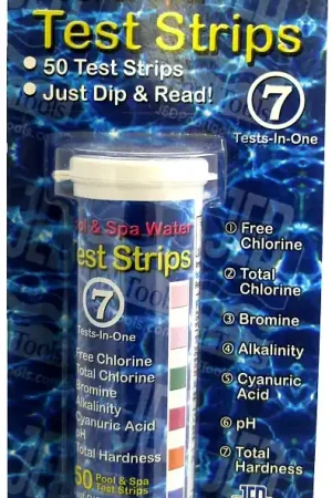 Top Rated Jed Pool Tools 00-492-01 Pool Test Kit Refill, 7-Way