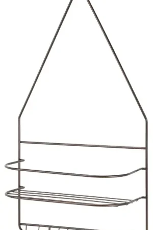 Simple Spaces SS-SC-25-VB Shower Caddy, 2-Shelf, Steel, 10 in OAW, 19 in OAH, 4-1/4 in OAD, 10 lb Brand New