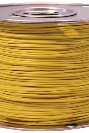 Save Now CCI 55671723 Primary Wire, 12 AWG Wire, 1-Conductor, 60 VDC, Copper Conductor, Yellow Sheath, 100 ft L, Pack of 2