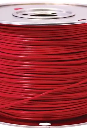 Hassle-Free Returns CCI 55671523 Primary Wire, 12 AWG Wire, 1-Conductor, 60 VDC, Copper Conductor, Red Sheath, 100 ft L, Pack of 2