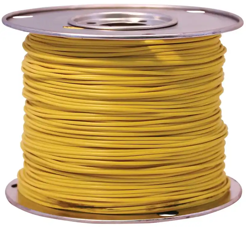 Genuine Coleman 55670823 Primary Wire, 14 AWG Wire, 1-Conductor, 60 VDC, Copper Conductor, Yellow Sheath, Pack of 2
