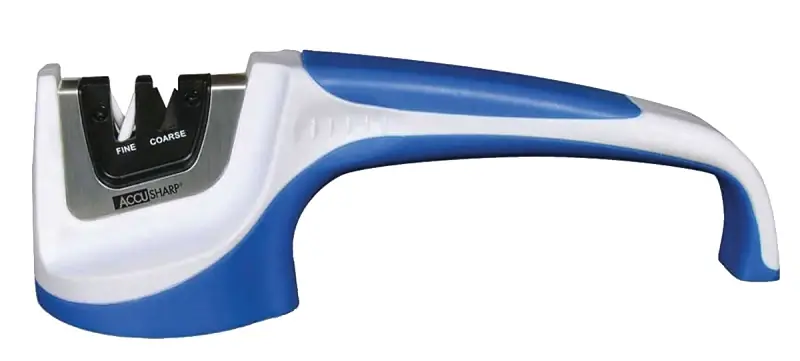 Accusharp 036C Knife Sharpener, Fine, Diamond-Honed Tungsten Carbide Abrasive, Rubber Handle New Arrival