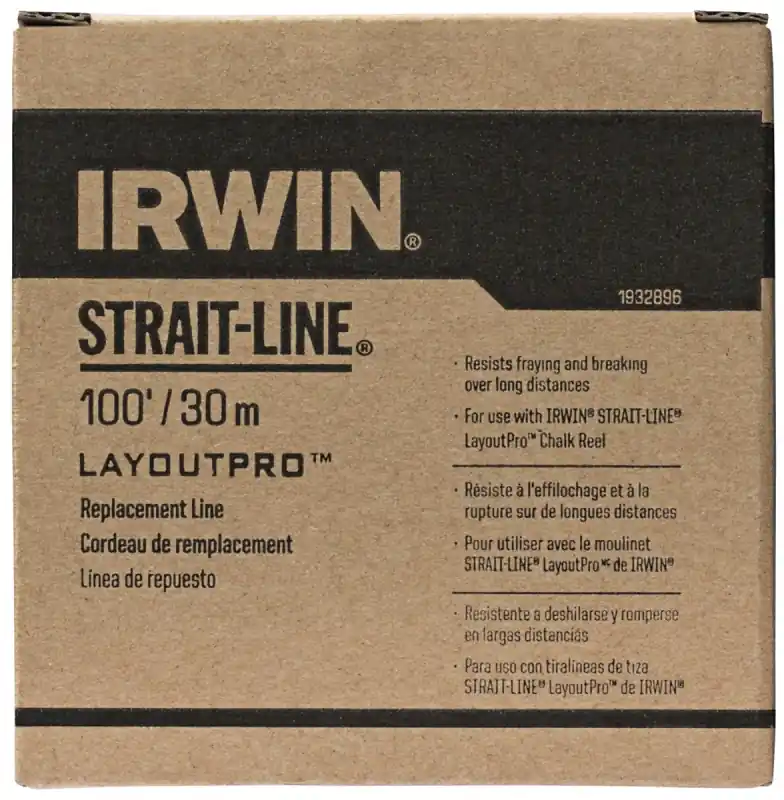 Secure Checkout Irwin 1932896 Replacement Line, 100 ft L Line, Cotton