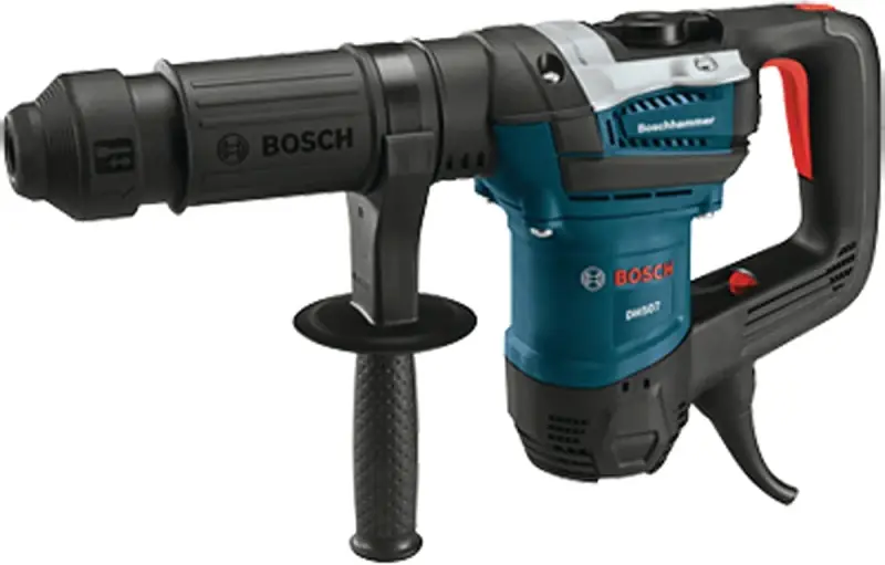Fresh Stock Bosch DH507 Demolition Hammer, 10 A, 1 in Chuck, Keyless, SDS-Max Chuck, 1350 to 2800 bpm, 8 ft L Cord