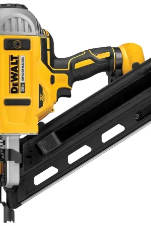Fast Shipping DEWALT DCN692B Nailer, Tool Only, 20 V, 4 Ah, 55 Magazine, 30 deg Collation, Strip Collation, 2 to 3-1/2 in Fastener