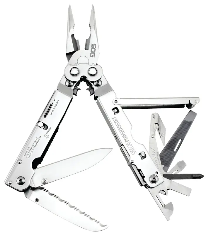 SOG POWERASSIST Series B66N-CP Multi-Tool with Blades Crafted