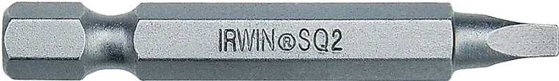 Irwin 93205 Power Bit, #2 Drive, Square Recess Drive, 1/4 in Shank, Hex Shank, 2 in L, High-Grade S2 Tool Steel, 10/PK Luxury