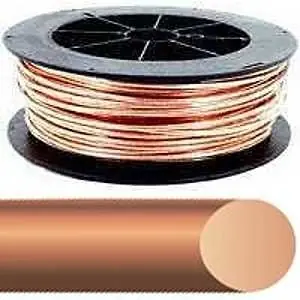Clearance Southwire 4SOLX200BARE Electrical Wire, Solid, 4 AWG Wire, 200 ft L, Copper Conductor