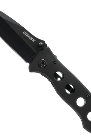 Coast C19CP Folding Knife, 3-1/2 in L Blade, 7Cr17 Stainless Steel Blade, Checkered Handle Direct From Factory