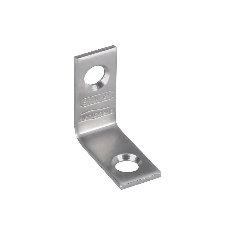 National Hardware V415 Series N348-292 Corner Brace, 1 in L, 1/2 in W, 1 in H, Stainless Steel, 0.07 in Thick Material Buy Today