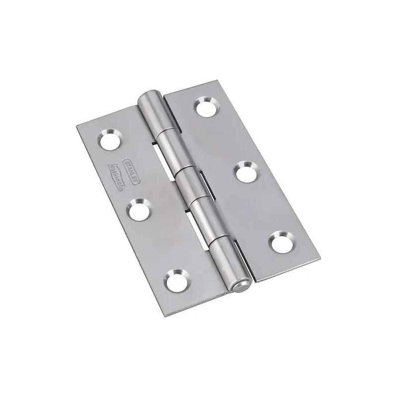 National Hardware N348-995 Narrow Hinge, 3 in W Frame Leaf, 0.065 in Thick Frame Leaf, Stainless Steel, Stainless Steel Fresh Stock