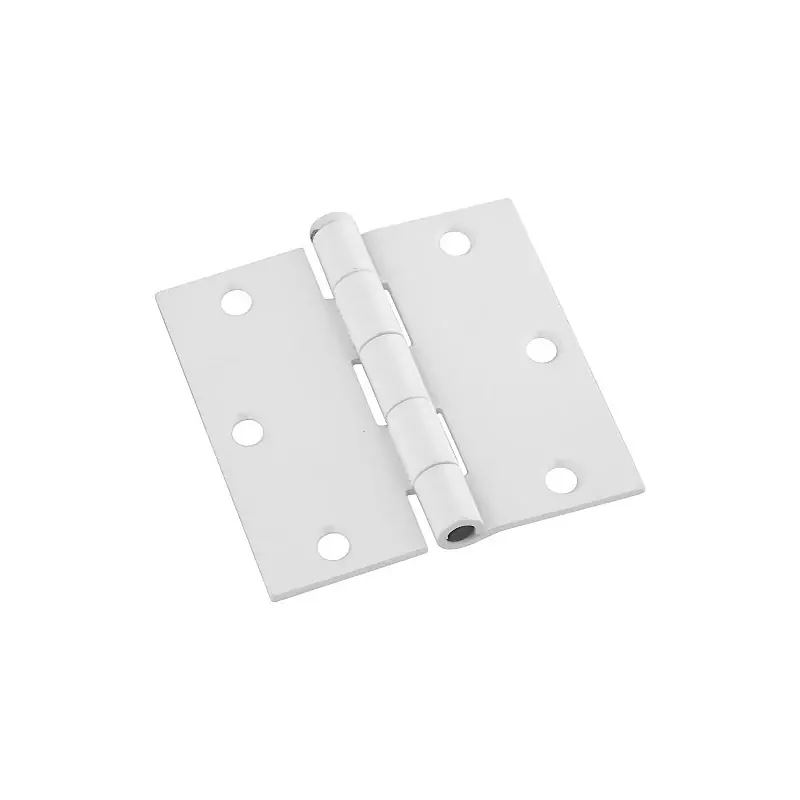 Shop Now National Hardware N830-335 Square Corner Door Hinge, 3-1/2 in W Frame Leaf, 3-1/2 in H Frame Leaf, Cold Rolled Steel
