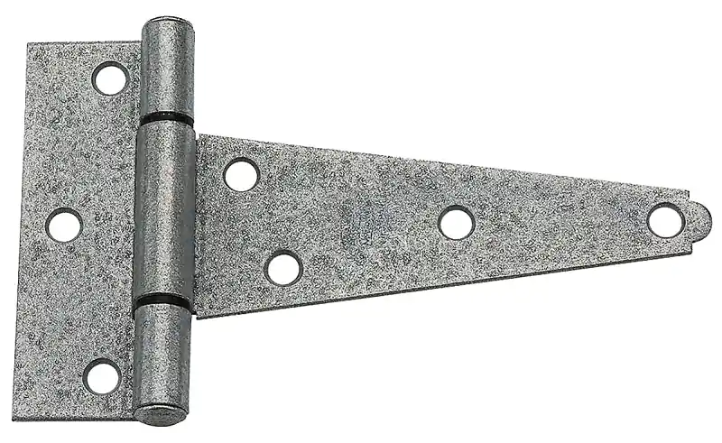 National Hardware N129-395 T-Hinge, 5 in H Frame Leaf, Steel, Galvanized, 48 lb Place Order