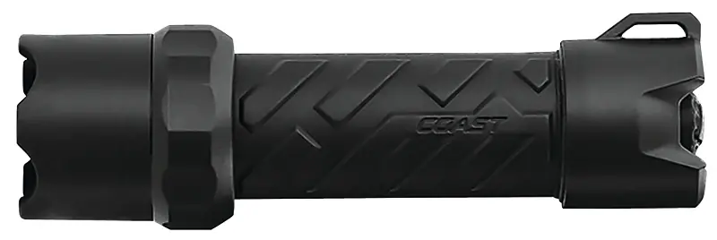 Coast 20765 Twist Focus Flashlight, AAA Battery, LED Lamp, 440, 200, 60 Lumens, Bulls-Eye Spot Beam, 3 hr Run Time While Supplies Last