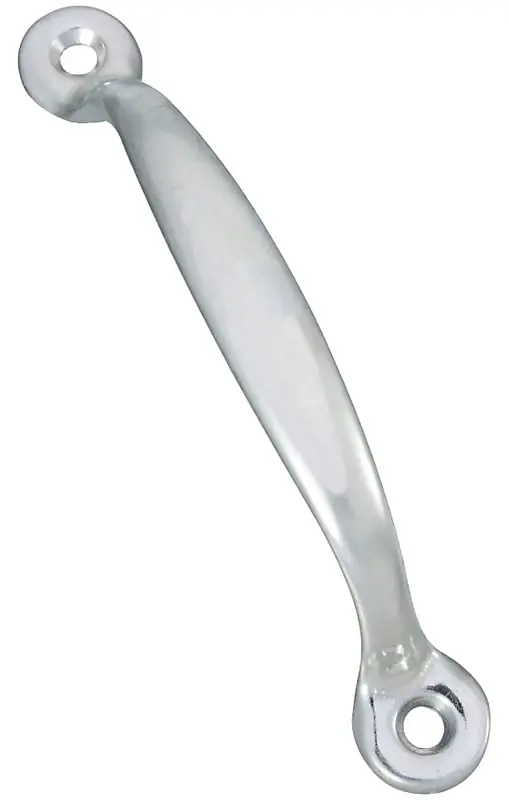 National Hardware N117-721 Door Pull, 4-3/4 in H, Steel, Galvanized Authentic