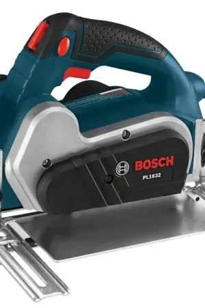 Bosch PL1632 Planer, 6.5 A, 0 to 3-1/4 in W Planning, 0 to 1/16 in D Planning, Trigger Switch Control High Quality