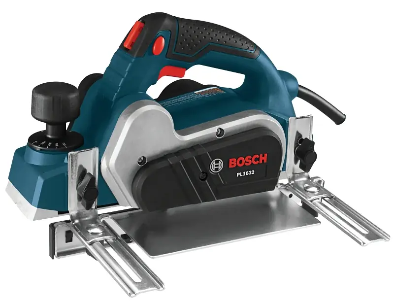 Bosch PL1632 Planer, 6.5 A, 0 to 3-1/4 in W Planning, 0 to 1/16 in D Planning, Trigger Switch Control High Quality