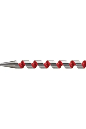 Milwaukee 48-13-6250 Ship Auger Bit, 1-1/4 in Dia, 18 in OAL, Spiral Flute, 7/16 in Dia Shank, Hex Shank Holiday Sale