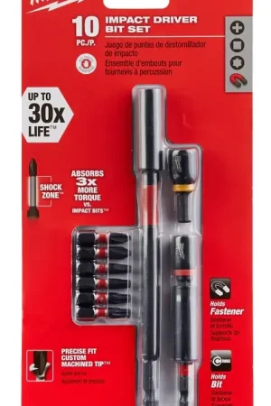 Milwaukee SHOCKWAVE Impact Duty 48-32-4513 Expand Set, 10-Piece, Steel Get Yours