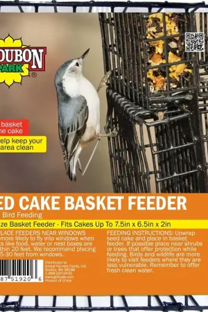 Affordable Audubon Park 11236 Seed Cake Basket Feeder, Grid, Metal