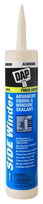 DAP 00813 Siding and Window Sealant, Bronze, 24 hr Curing, -35 to 140 deg F, 10.1 oz Cartridge Special Offer