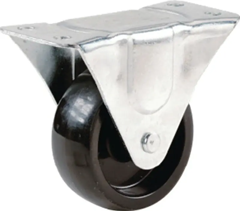 Buy Today Shepherd Hardware 9396 Rigid Caster, 2 in Dia Wheel, 3/4 in W Wheel, Polypropylene Wheel, 125 lb