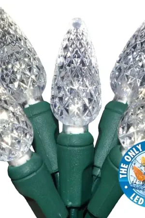 Holiday Bright Lights LEDBX-C650-PW6 Light Set, 50-Lamp, LED Lamp, Pure White Lamp, 50,000 hr Average Life Bargain