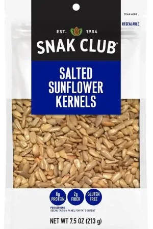 Snak Club CSU29473 Sunflower Kernels, 7.5 oz, Pack of 6 Get Yours