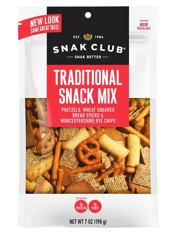 Instant Buy Snak Club CSU29469 Traditional Snack Mix, 6.75 oz, Pack of 6