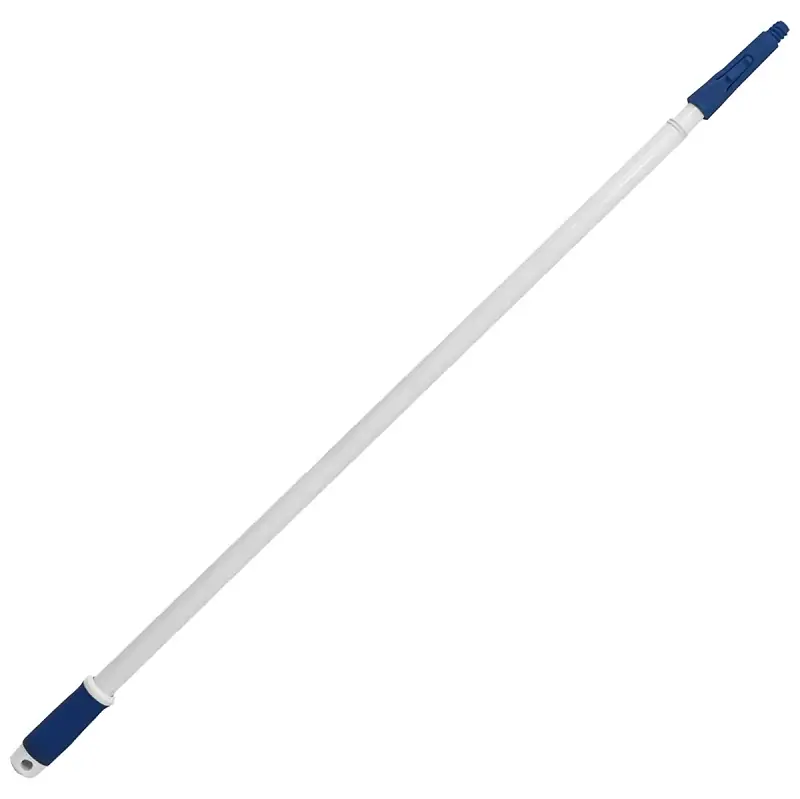 One Day Deal Unger 989300 Telescopic Pole, 6 ft Max Pole L, Threaded, Steel Pole, Blue/White