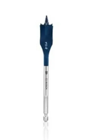 Bosch Daredevil DSB1017 Spade Drill Bit, 1-1/4 in Dia, 6 in OAL, 1-Flute, 1/4 in Dia Shank, Hex Shank In Demand
