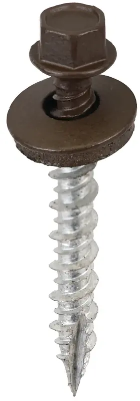 Acorn SW-MW15BS250 Screw, High-Low, Twin Lead Thread, Hex Drive, Self-Tapping, Burnished Slate, 250/BAG Free Returns