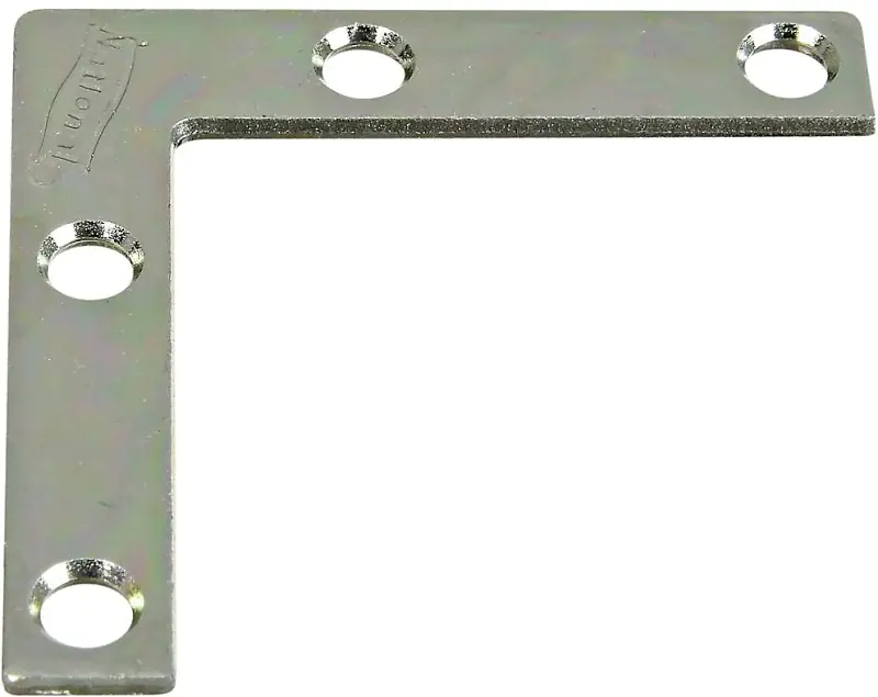 National Hardware 117BC Series N266-486 Corner Brace, 2 in L, 3/8 in W, 2 in H, Steel, Zinc, 0.07 in Thick Material, Pack of 40 Must Have