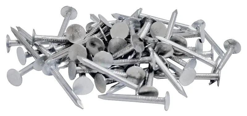 Brand New ProFIT 0069058 Hand Drive Roofing Nail, 1 in L, Flat Head, 11 ga, Steel
