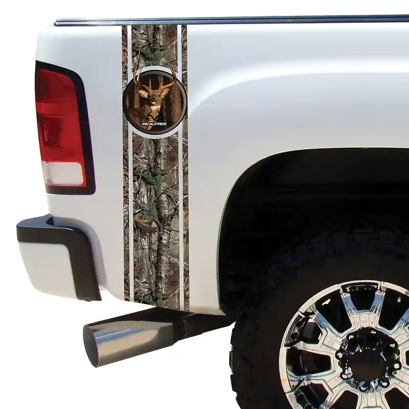 Realtree RT-BB-WT-XT Decal Kit, Duck Bed Band, Camouflage Legend, Vinyl Adhesive, Pack of 4 Affordable