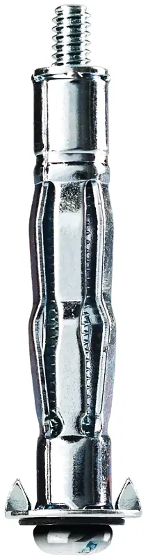Cobra Anchors 132Y Hollow Wall Anchor, #6-32 Thread, Steel, Plated, 85 lb, 6/PK Buy Direct