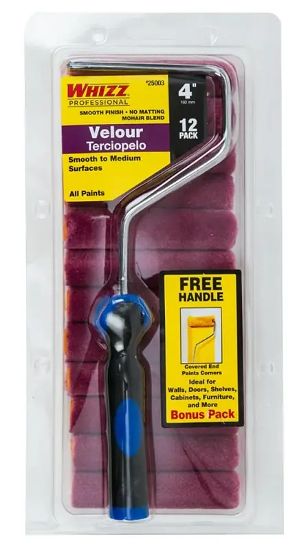 Popular Whizz 25003F Mini Roller, Velour Roller