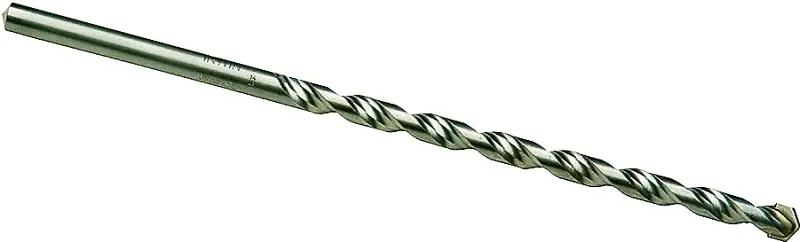 Authentic Irwin 326005 Rotary Hammer Drill Bit, 1/4 in Dia, 4 in OAL, Percussion, Twist Flute, 2-Flute, 1/4 in Dia Shank