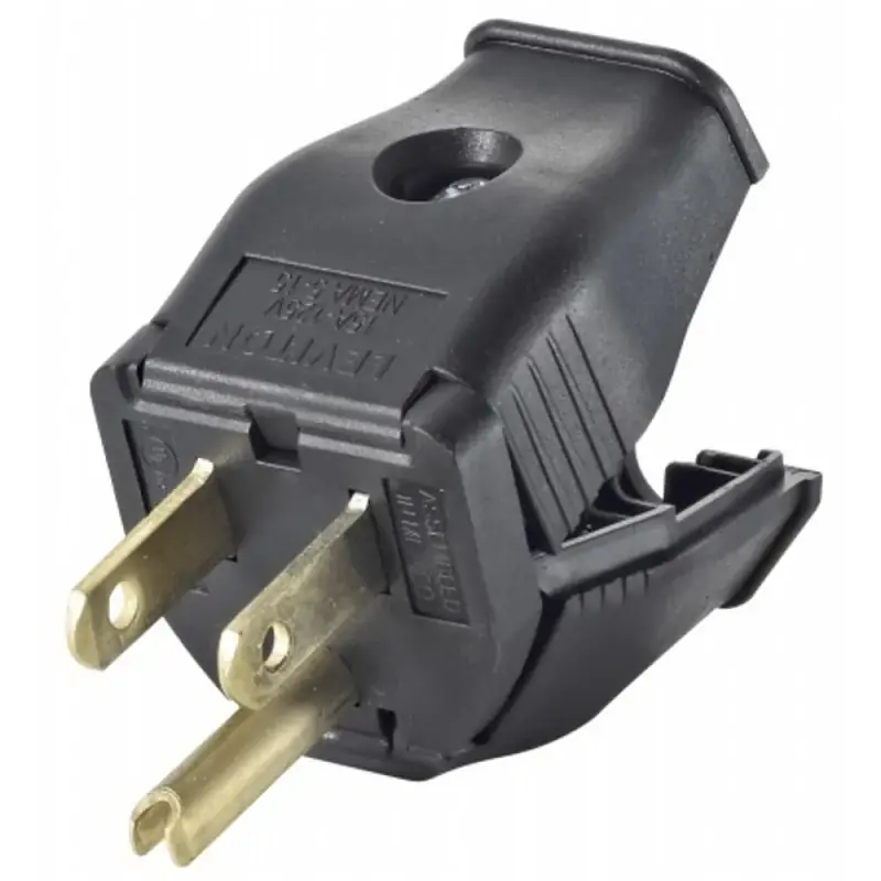 Best Price Leviton 000-3W101-00E Electrical Plug, 2 -Pole, 15 A, 125 V, Black