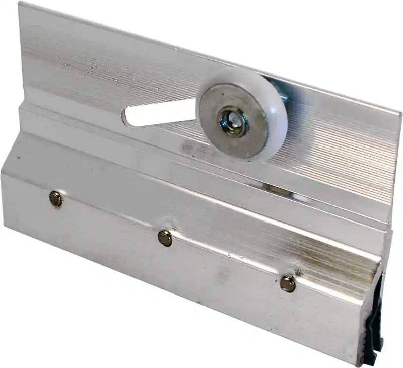 Prime-Line M 6053 Shower Door Top Bracket, Round, Chrome, For: Frameless Shower Doors Clearance
