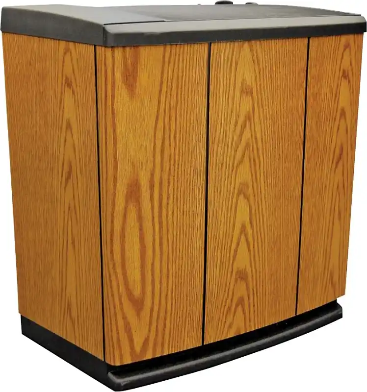 Aircare H12 300HB Humidifier, 120 V, 4-Speed, 3700 sq-ft Coverage Area, Analog Control, Light Oak Certified