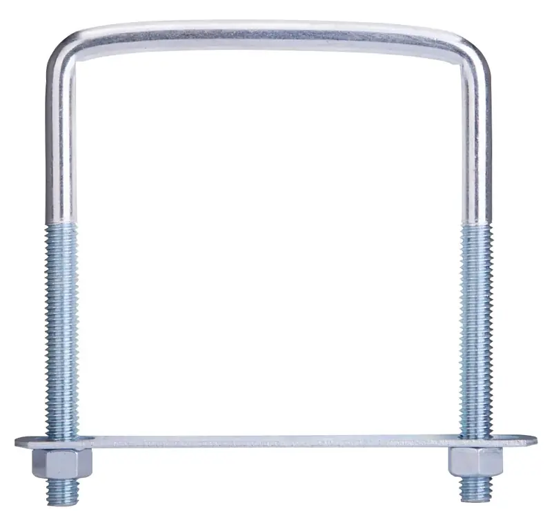 ProSource LR356 U-Bolt, 3/8 in Thread, 3 in L Thread, Steel, Zinc, Pack of 10 Deal