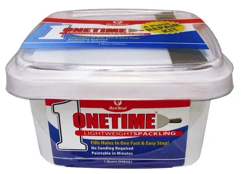 Best Seller Red Devil Onetime 540 Series 0544KT Spackling Repair Kit, White, 1 qt Tub