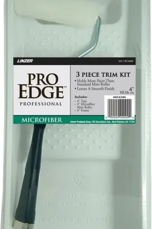 Affordable Linzer MS738 Mini Size Roller and Tray Kit, Microfiber Cloth