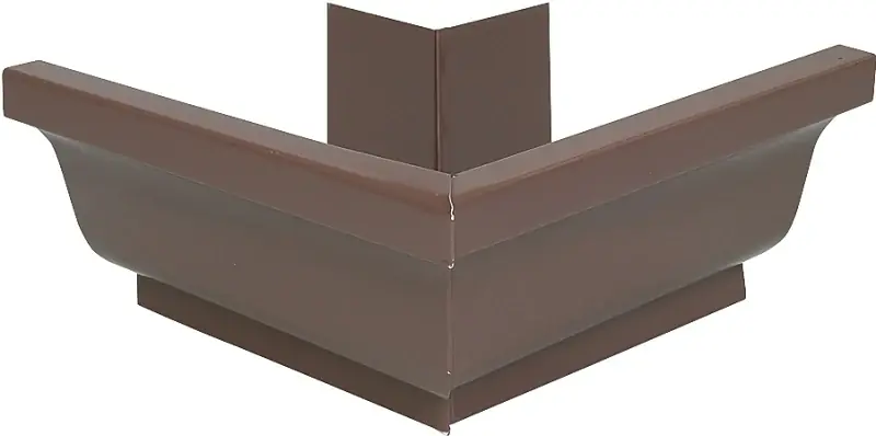 Amerimax 2520219 Gutter Miter, Aluminum, Brown Premium