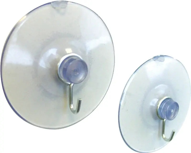 Deal Crawford SCL2 Suction Cup Hook, 2-1/4 in Base, 6 lb Working Load