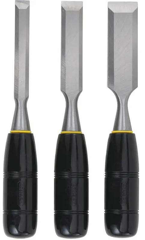 STANLEY 16-150 Series Chisel Set, 7-3/4 in L Dimensions, 3-Piece Special Discount