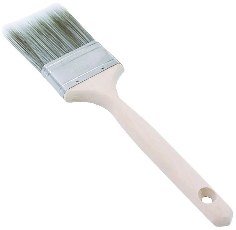 Buy Today Linzer 2862-2.5 Paint Brush, 2-1/2 in W, 2-3/4 in L Bristle, Nylon/Polyester Bristle, Flat Sash Handle