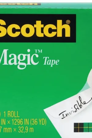 Fresh Stock Scotch Magic 810 Office Tape, 1296 in L, 3/4 in W, Acetate Backing